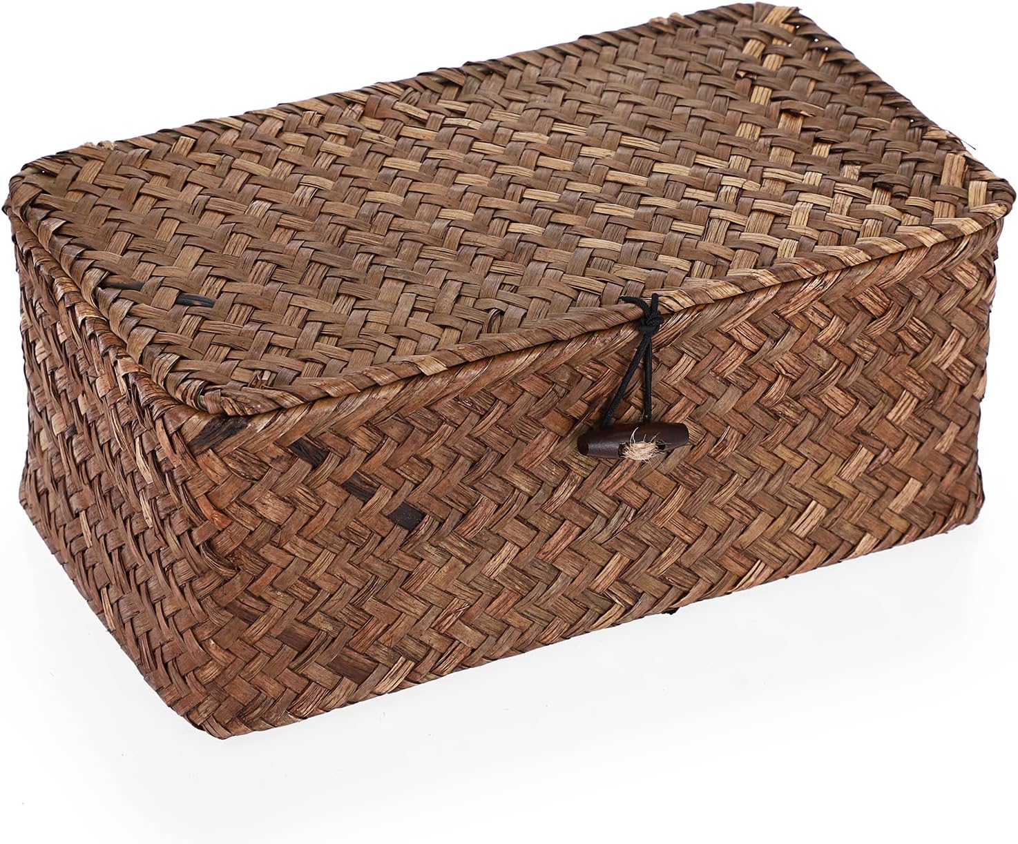 Wicker Shelf Baskets Bin / Small / Coffee