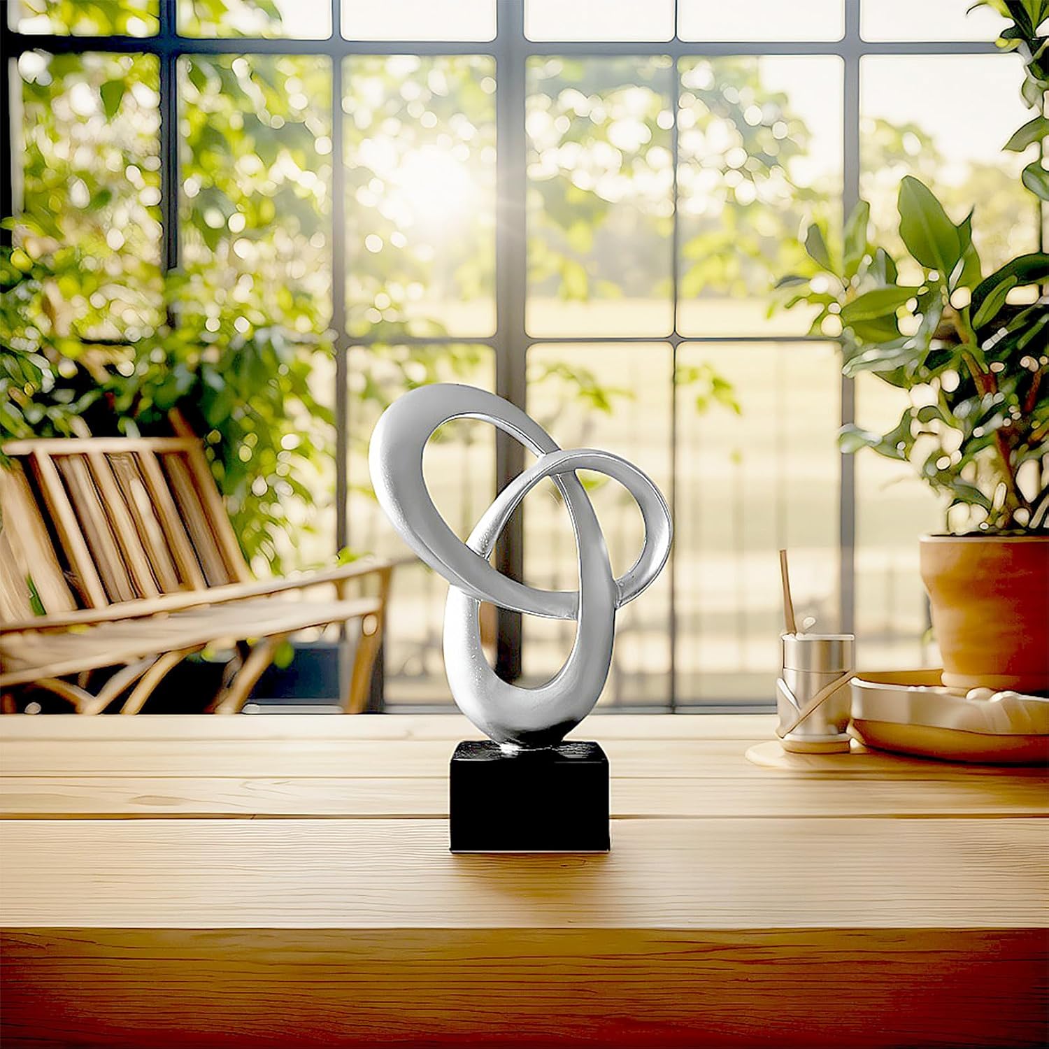 Knot Decor Mobius Stripe Statue / Sliver