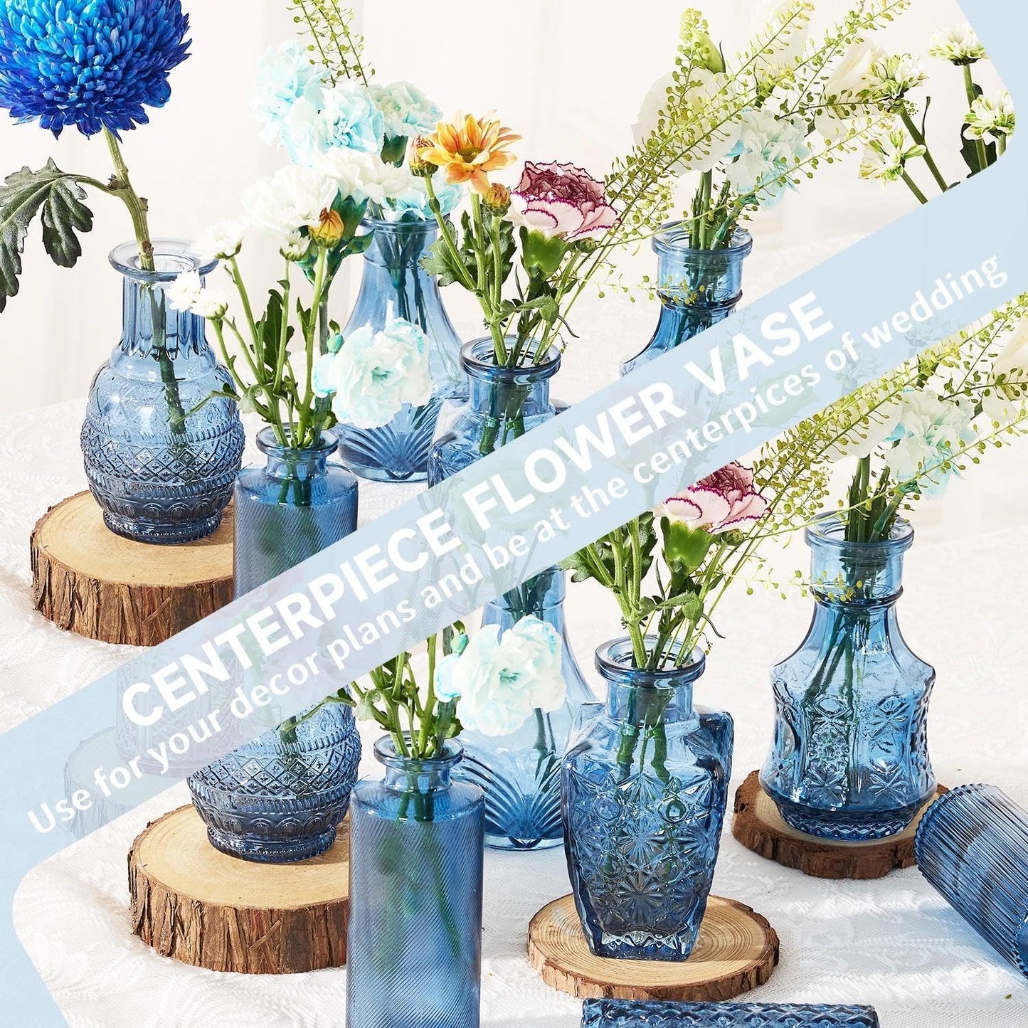 Bud Vases for Flowers / Clear
