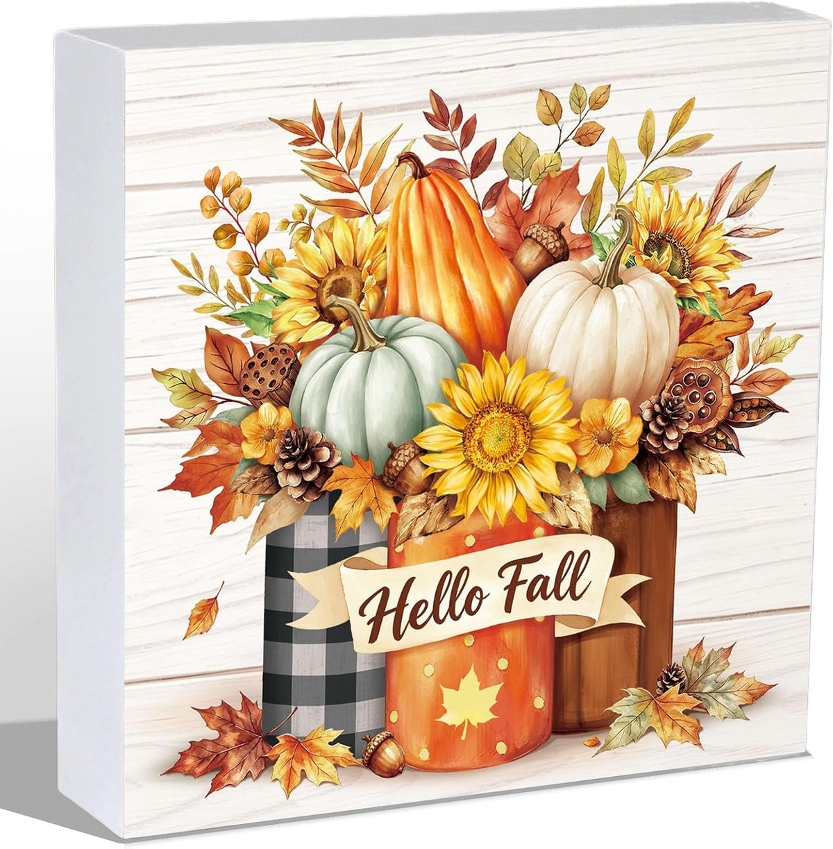 2 Pack Fall Maple Leaves Garland Thanksgiving Fall Decor for Home 5.9FT