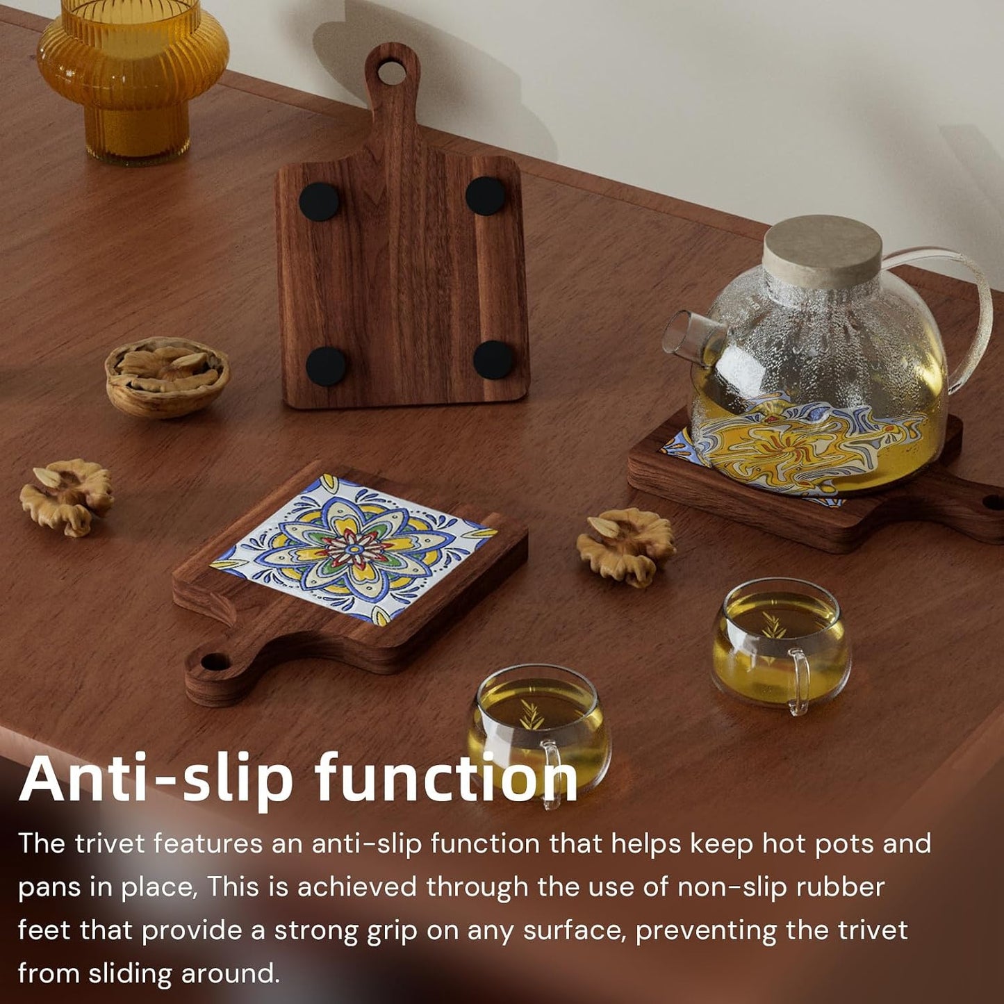 Stand / Base is Also a Cell Phone Holder / Set of 3