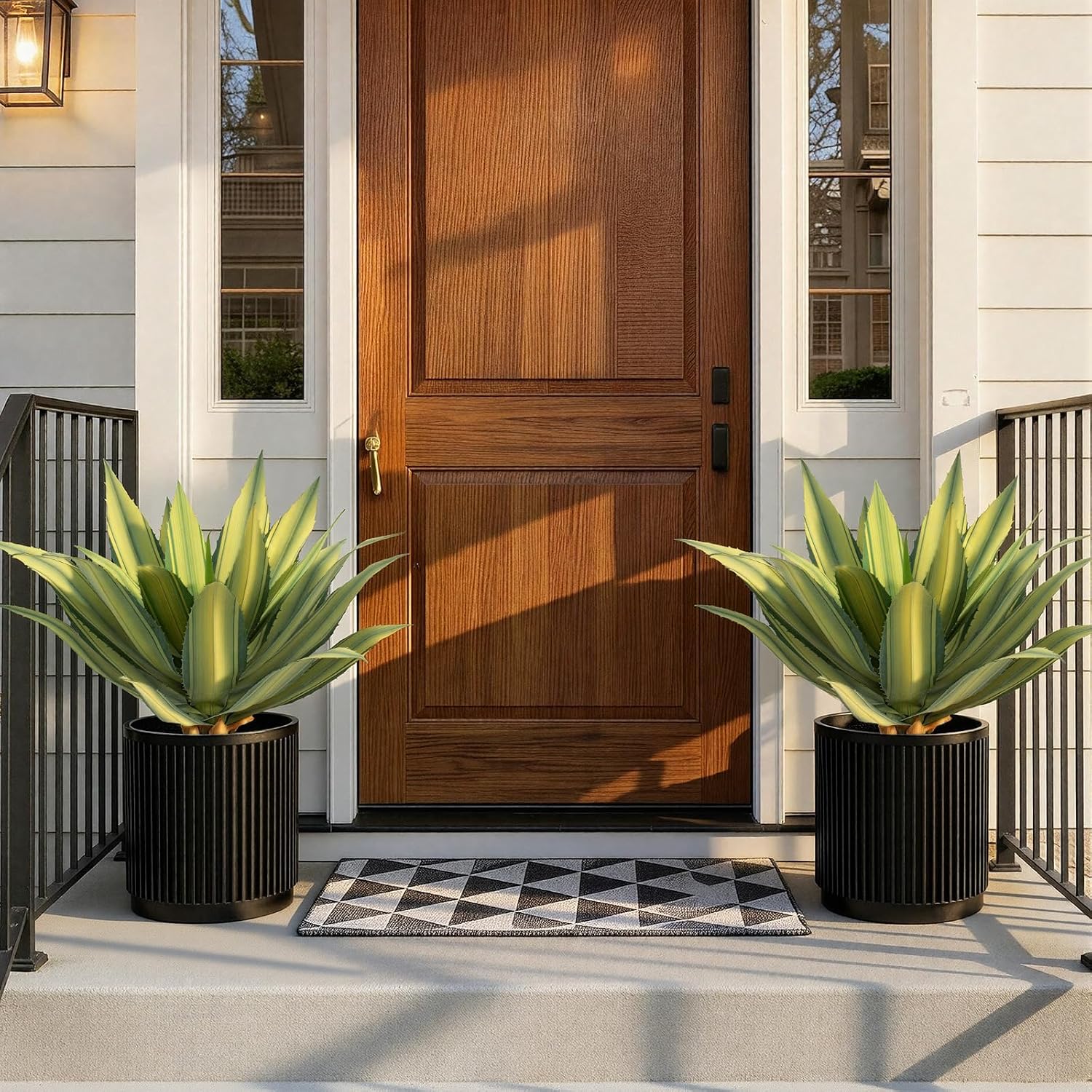Artificial Plant Outdoor 28" Tall / Spiked Agave / Set of 28