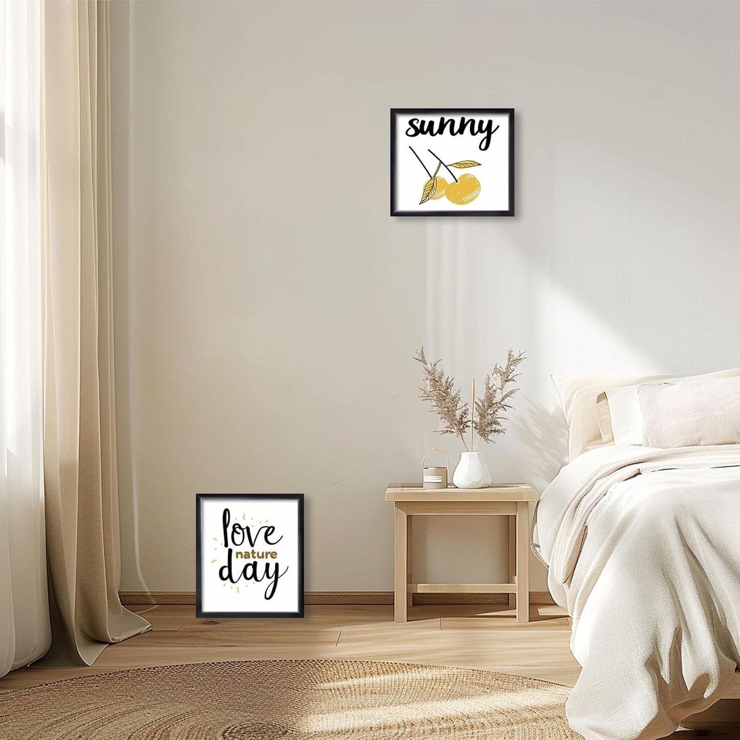 HEART ART 12×14 Picture Frames Without Mat Set of 4, Black | picture frames 12×14 Picture Frames