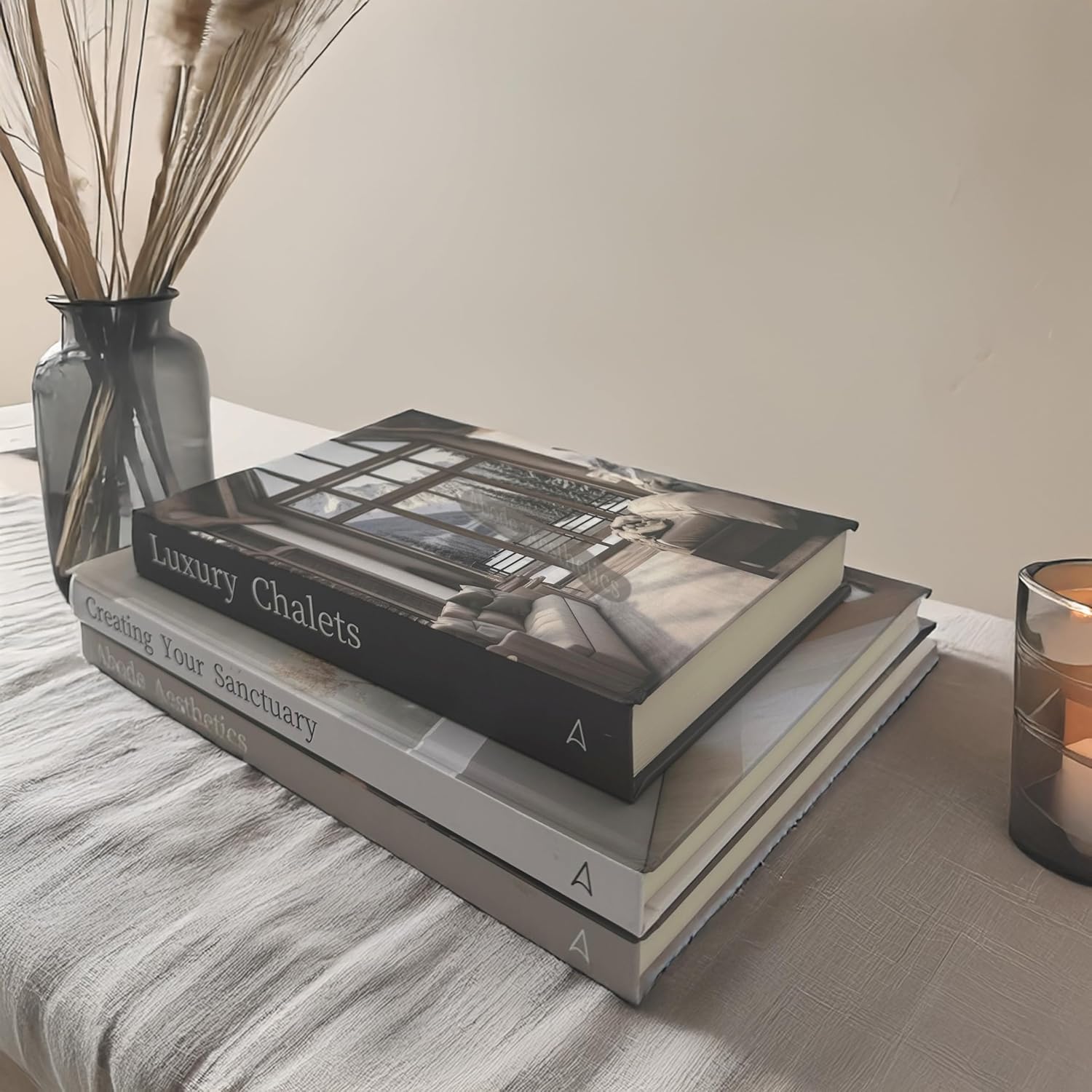 Decorative Books / Meticulously Designed Hardcover Fake Books for Decoration / Set of 3