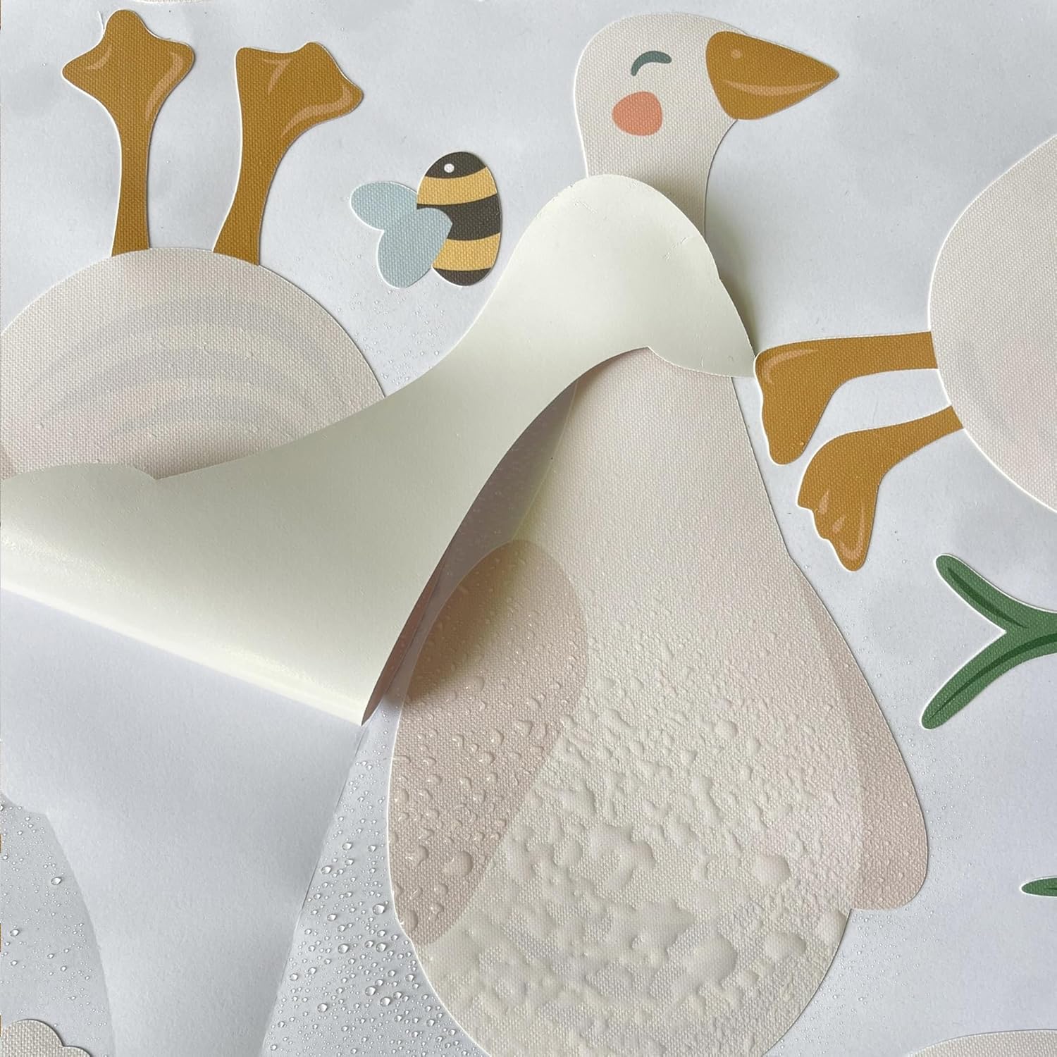 Boho Fabric Geese Wall Sticker