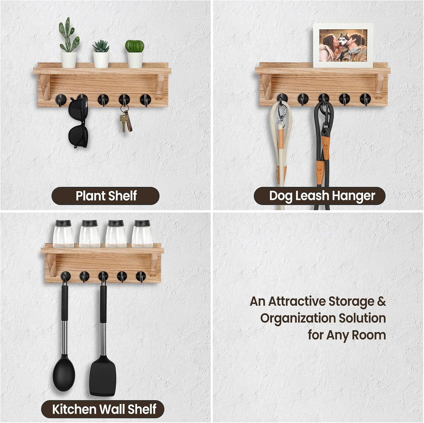 Wall Key Holder / Wood
