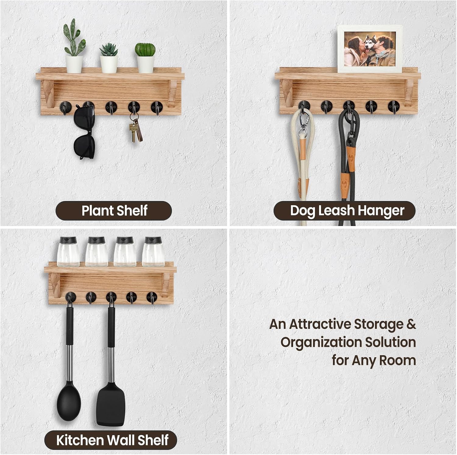 Wall Key Holder / Wood