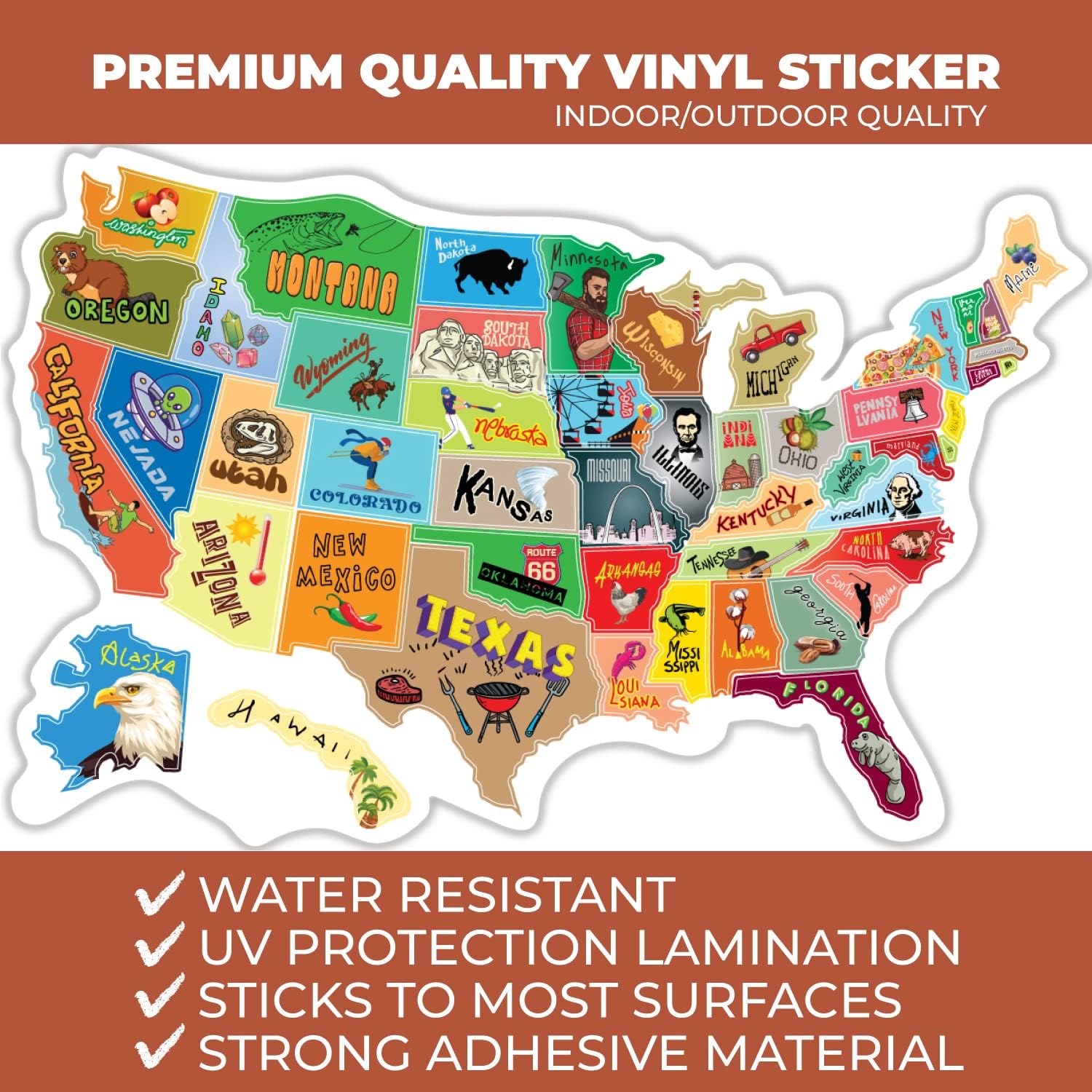 Camper Trailer Decals for Window / Simple