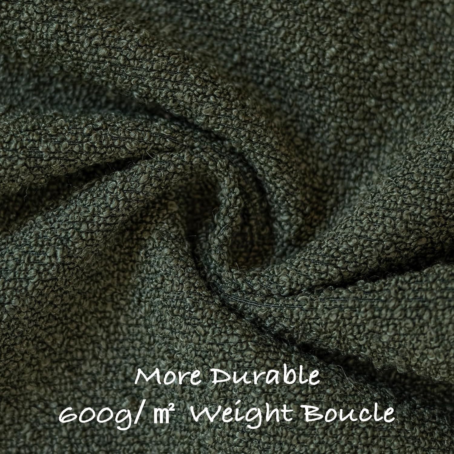 Decorative Throw Pillow Covers / Olive Green / 18 x 18 / Set of 2