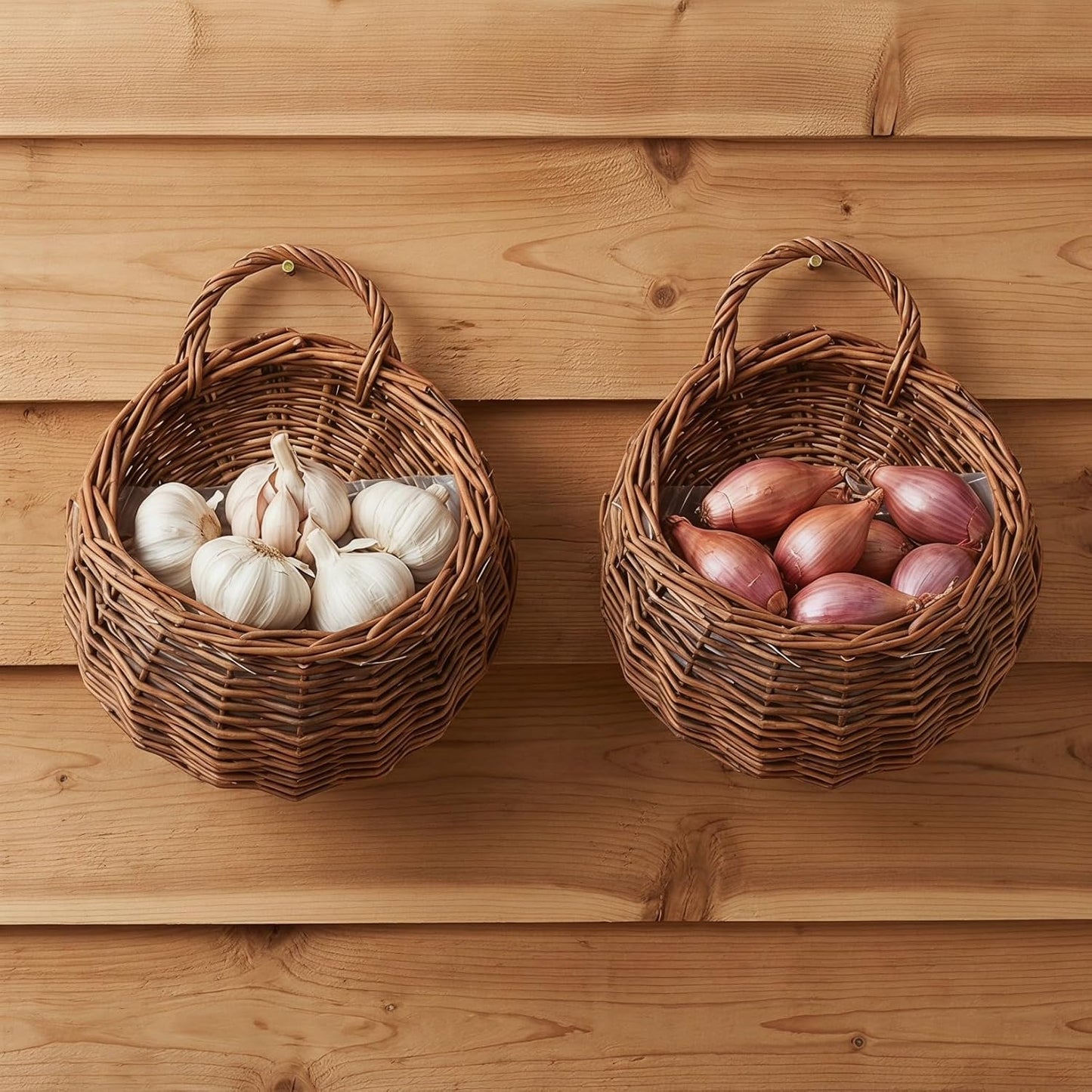 Woven Hanging Basket / Set of 2
