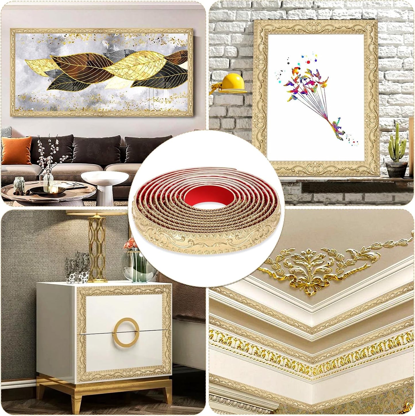Mirror Frame Trims / Gold