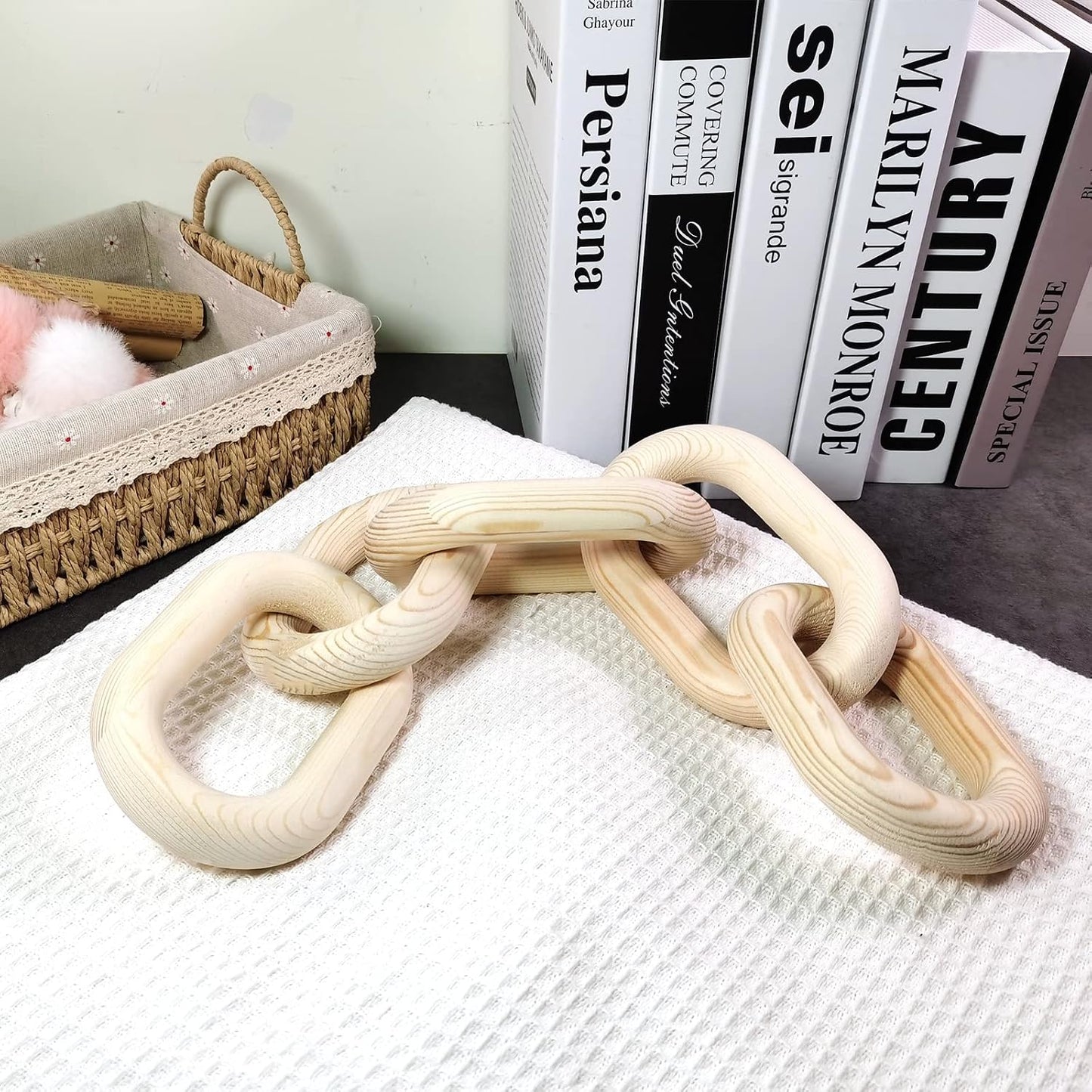 Wood Chain Link Decor