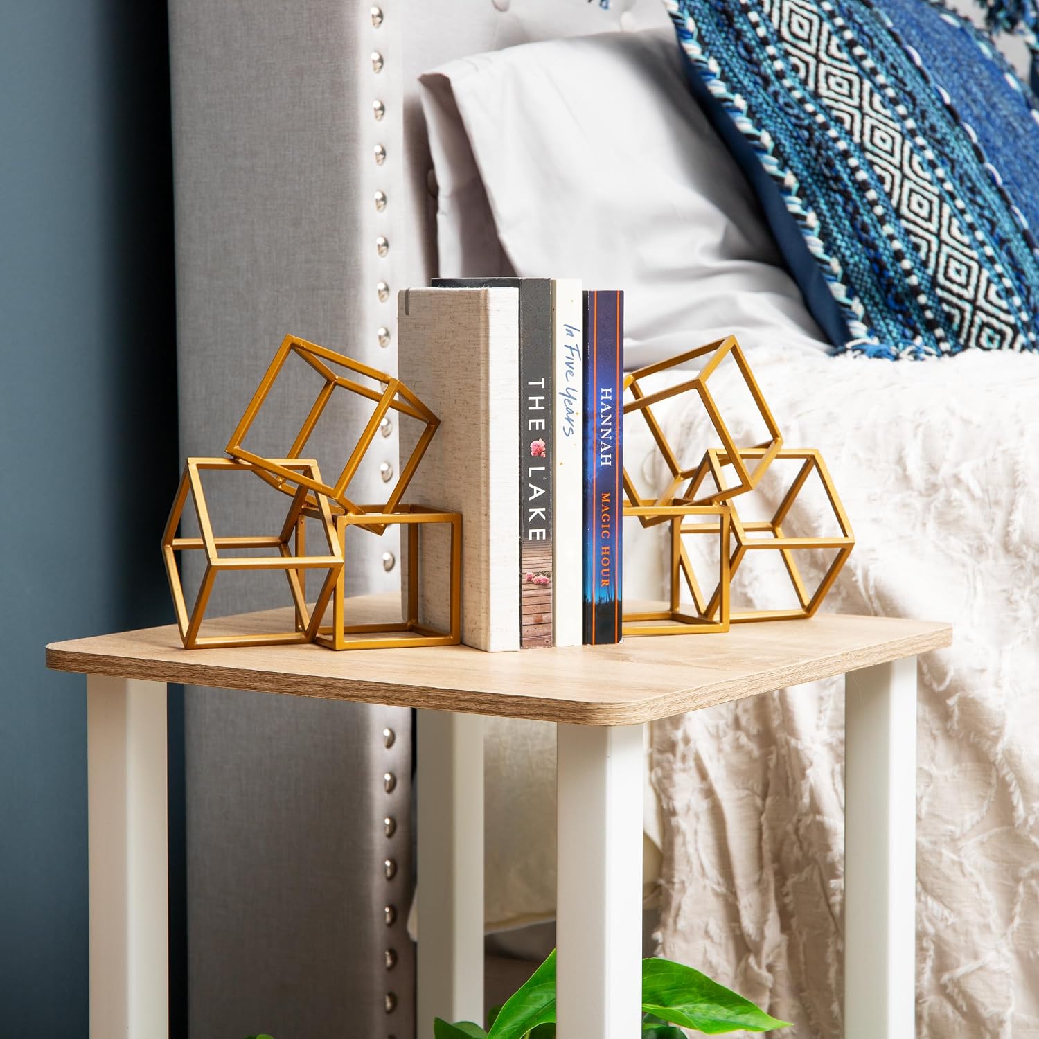 Modern Book Holders / Gold / Set of 2