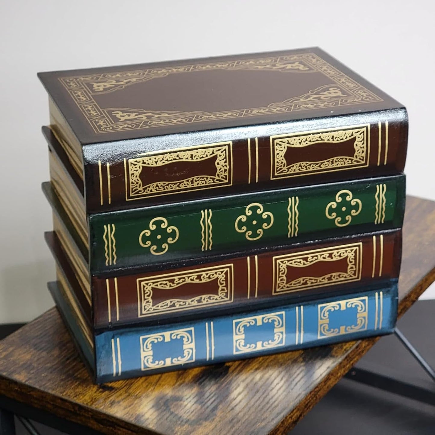 Wooden Book Shaped Boxes / B