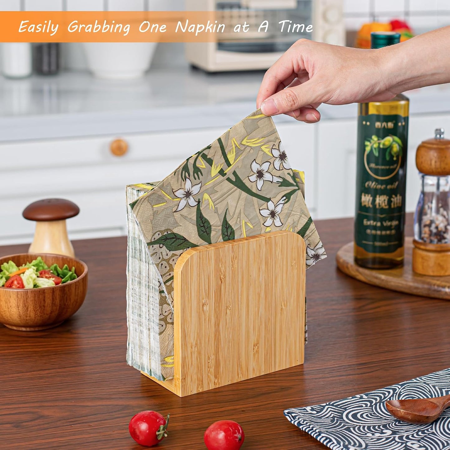 Napkin Holder / Bamboo Upright Napkin Holders / Bamboox2 / Set of 2