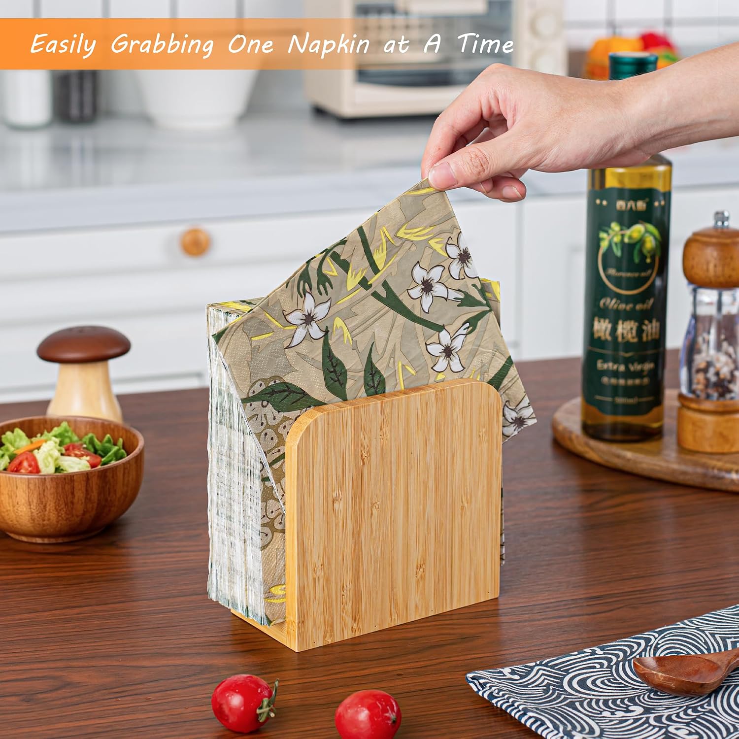 Napkin Holder / Bamboo Upright Napkin Holders / Bamboox2 / Set of 2