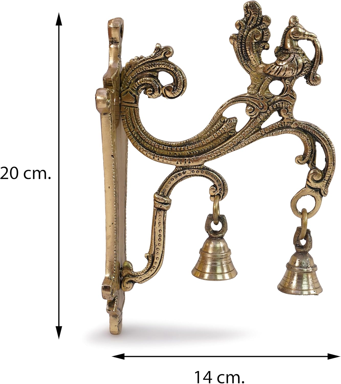 Brass Wall Bracket Wall Hanger for Hanging Diya Lamp