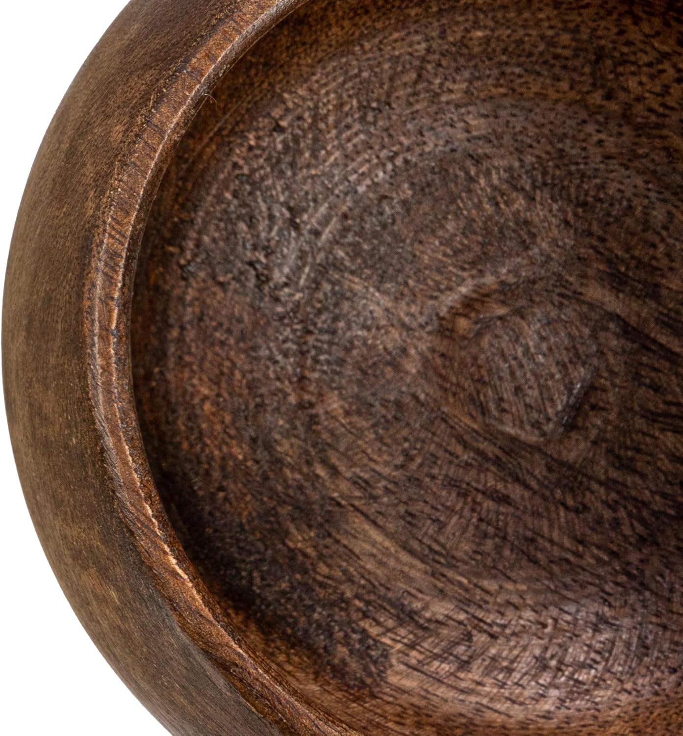 Mango Wood Bowl / Walnut Finish