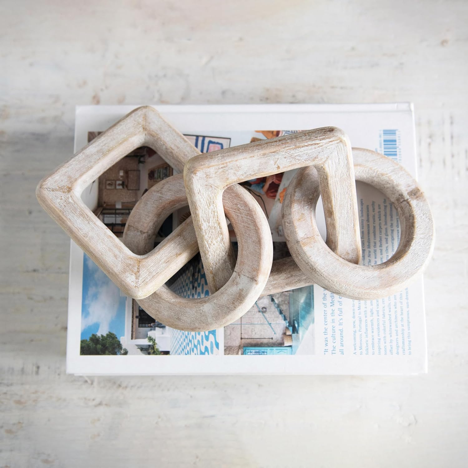 Mango Wood Chain Décor