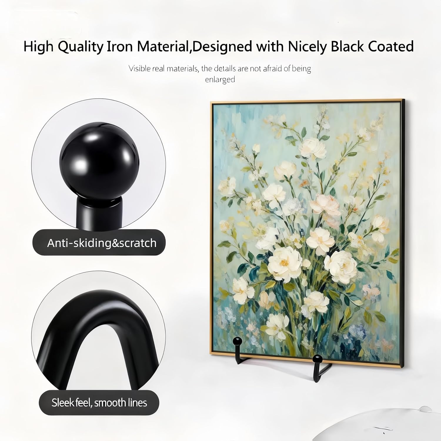 Decorative Plate Stand Display Stands Holders Plate Holder Stands for Photo / Set of 4