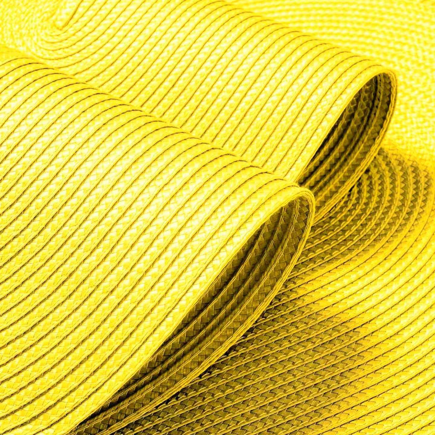 FunWheat Oval Braided Placemats Set of 8 Table Mats for Dining Tables Washable Heat Resistant Place Mats for Indoor