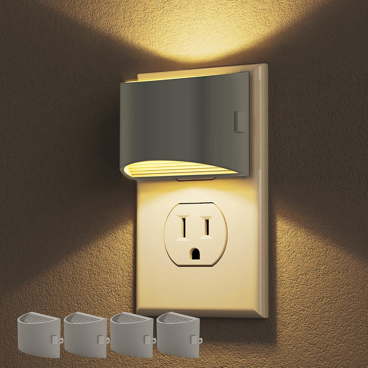 DORESshop Night Light, Night Lights Plug into Wall, Adjustable, 3000K
