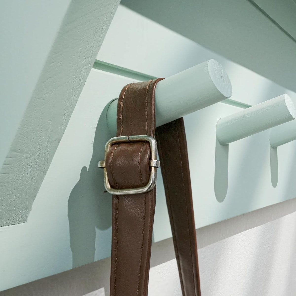 WEBI Coat Rack Wall Mount with Shelf,36" Long Entryway Wall Shelf with Hooks Underneath,9 Peg Hooks for Hanging
