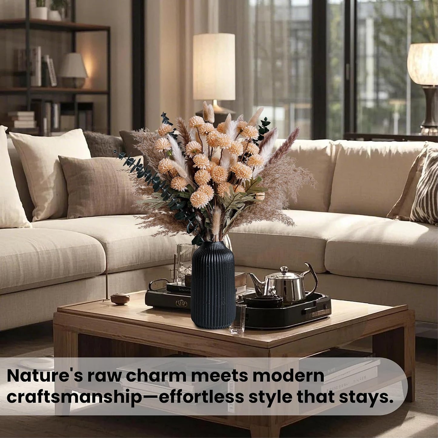 Realistic Artificial Flowers / Beige