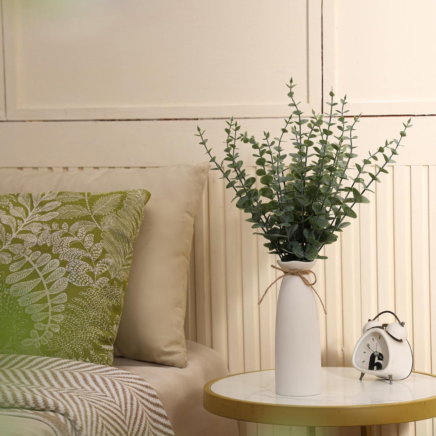Boho Home Decor Plant / White / Set of 20