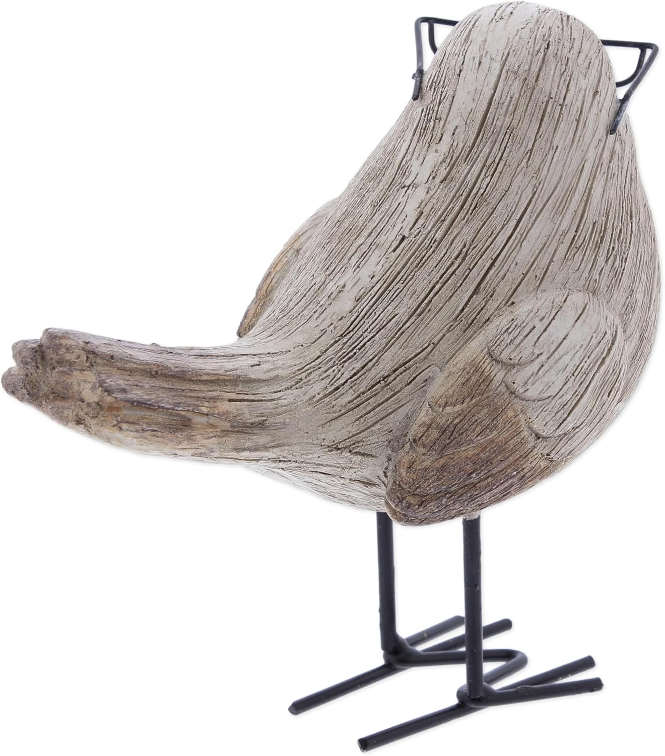 Decorative Standing Bird Figurine Wearing Glasses / Brown