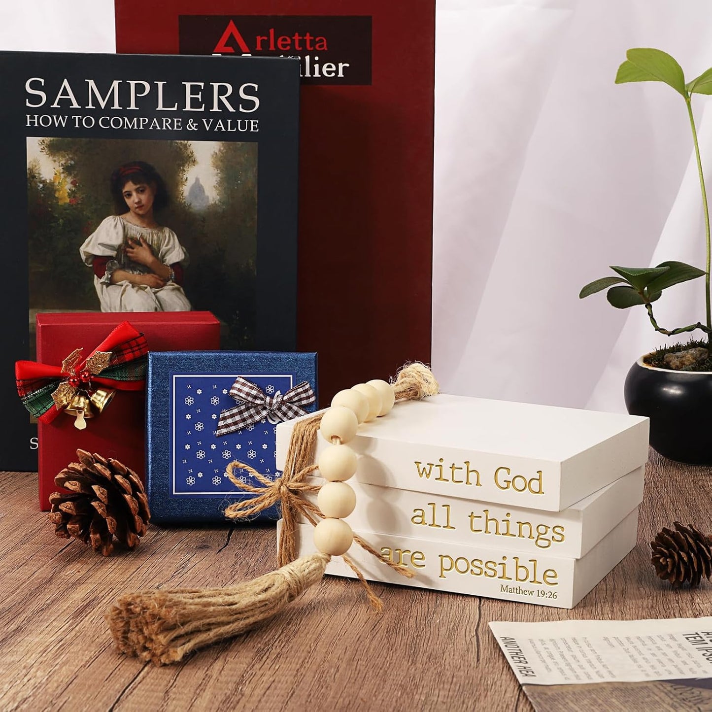 Faux Books for Decoration / Set of 3