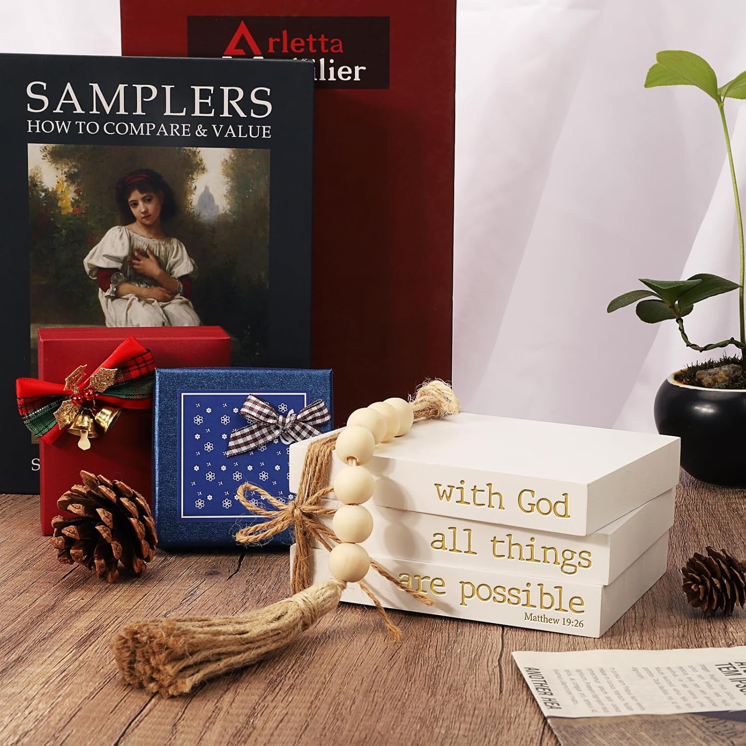 Faux Books for Decoration / Set of 3