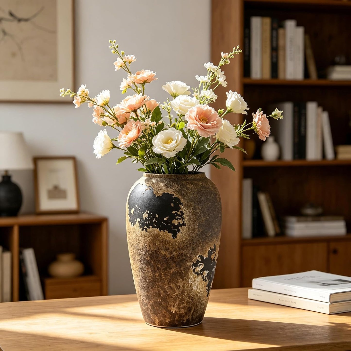 Ceramic Rustic Vases for Centerpieces / Style B / 11 Inch