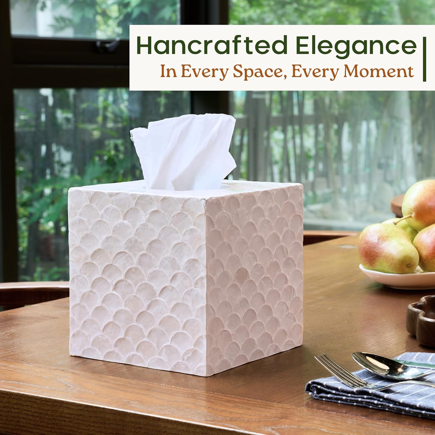 Decorative Tissue Holder / Square