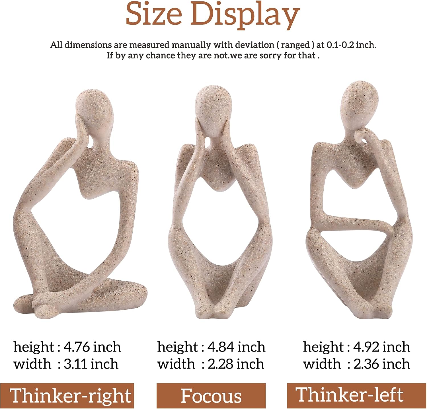 Thinker Statues and Sculptures / Sandstone