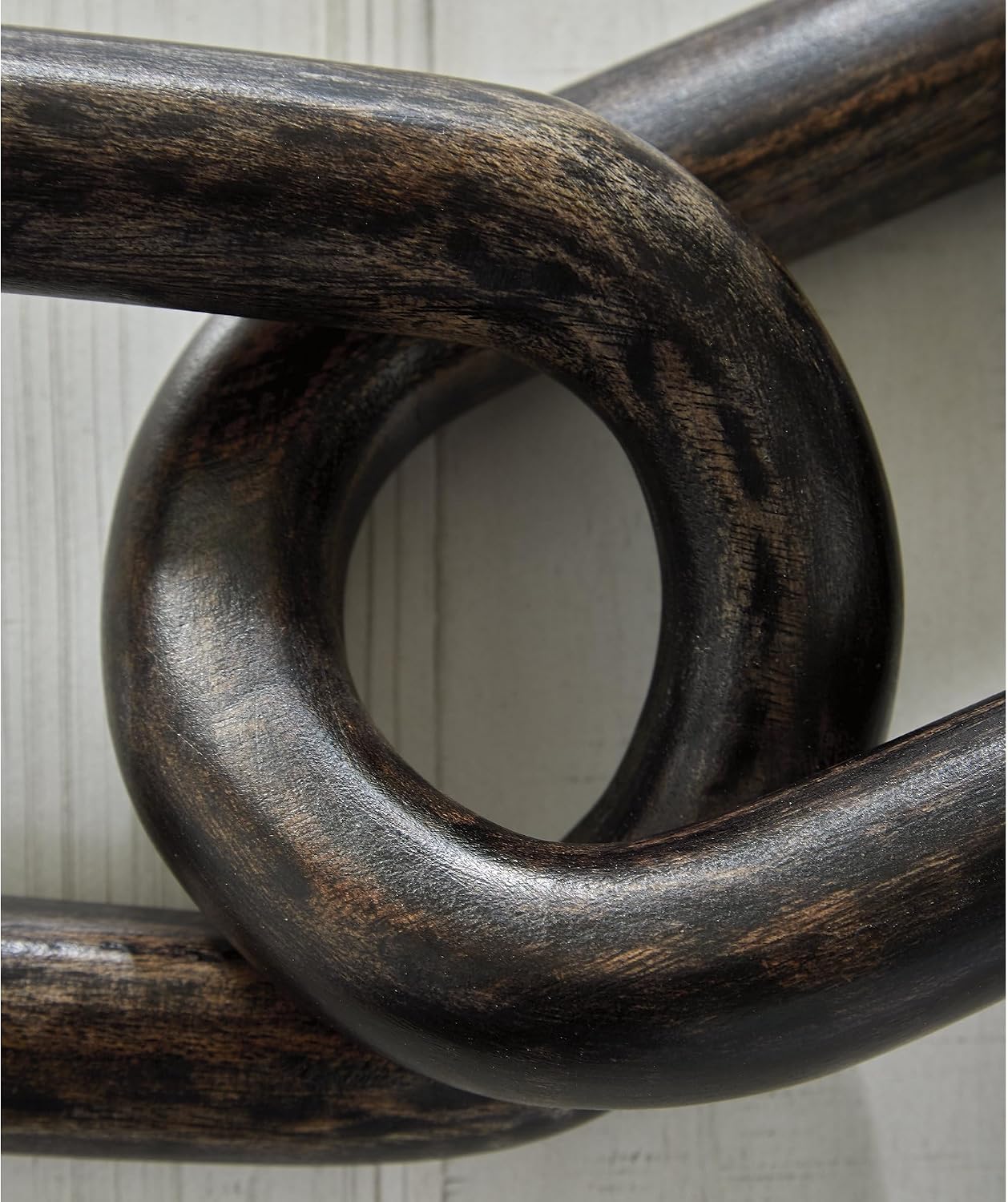 Mardelby Casual Tabletop Wood Sculpture / Distressed Black