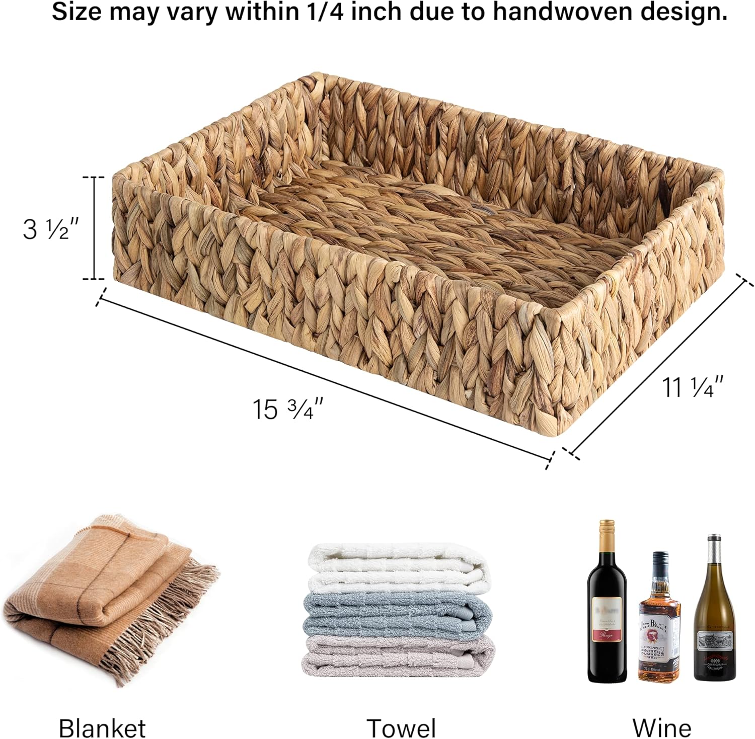 Wicker Storage Basket / Natural