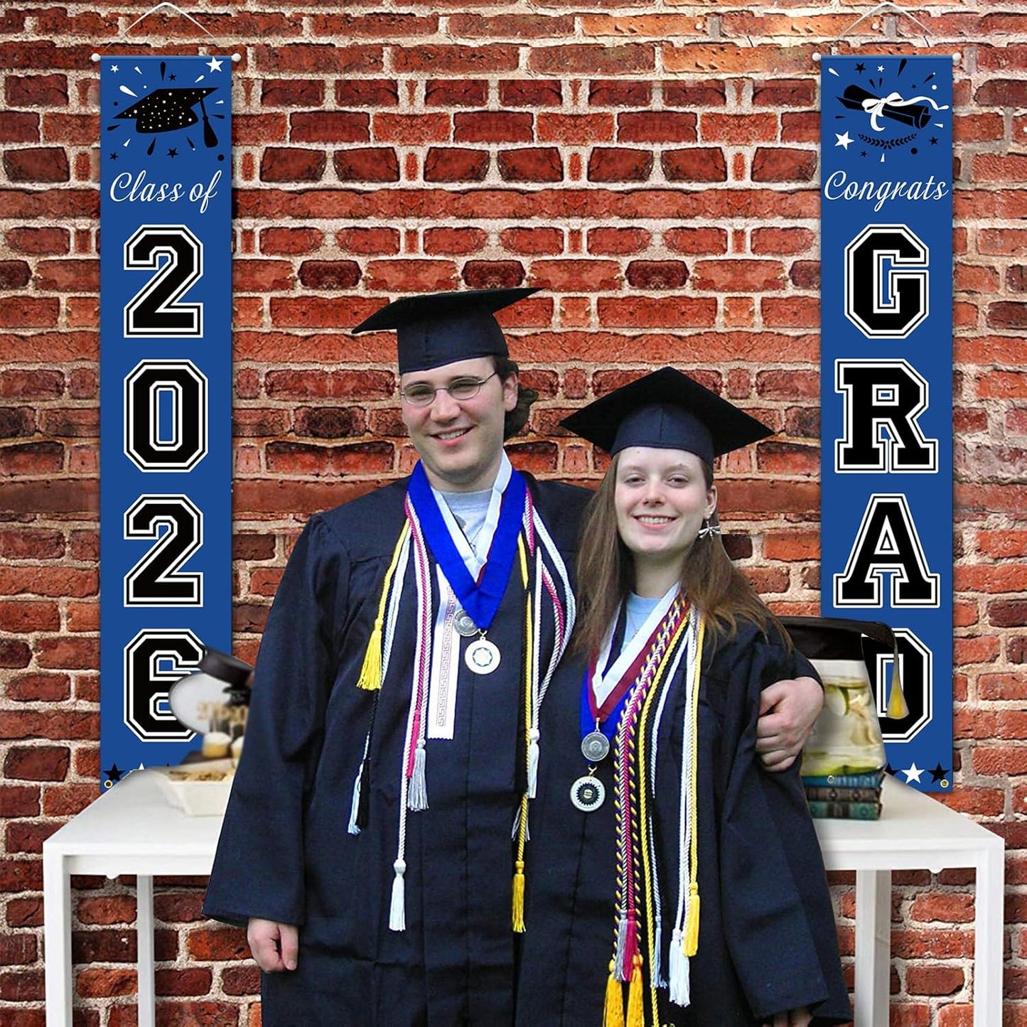 2026 Graduation Decorations / Blue