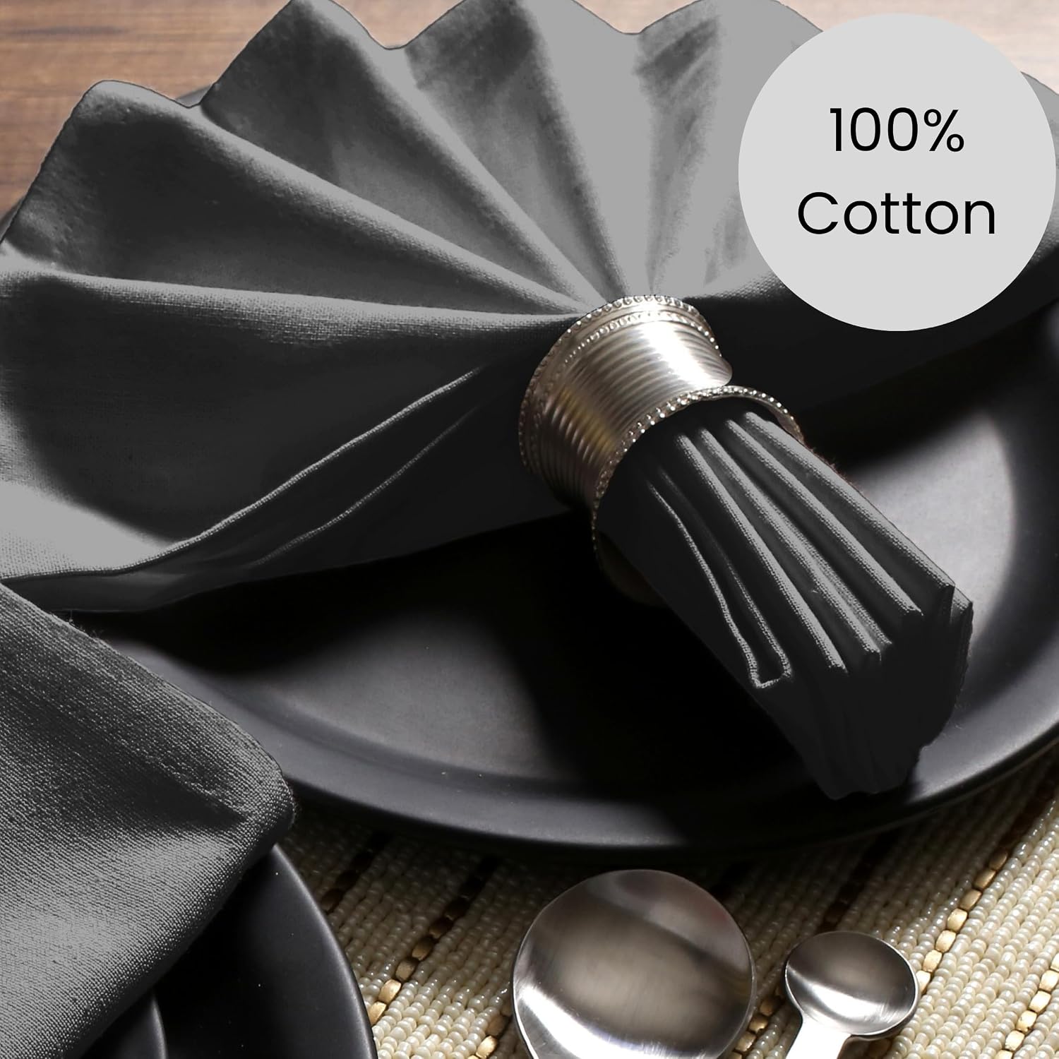 Cloth Dinner Napkins Set of 12 - Perfect Everyday Use Table Napkins - Soft Durable Washable - Ideal for Party Wedding
