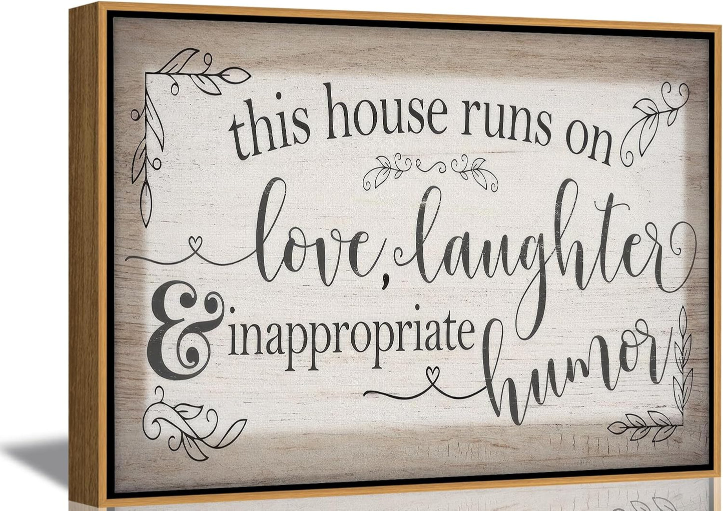 KensTro 12x16 Oak Framed I Am Who God Says I Am Scripture Art