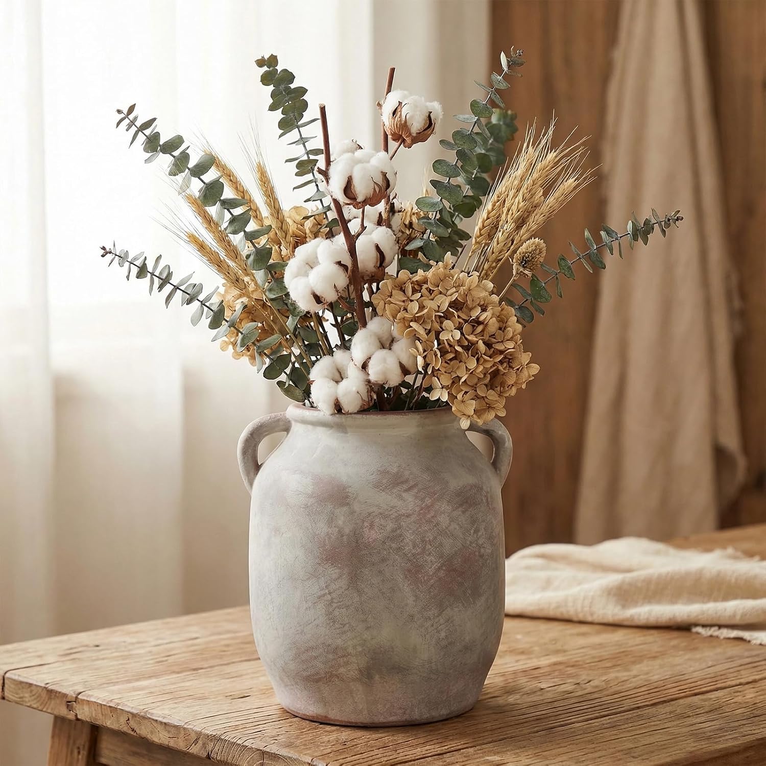 Ceramic Flower Vase / 7.3inch