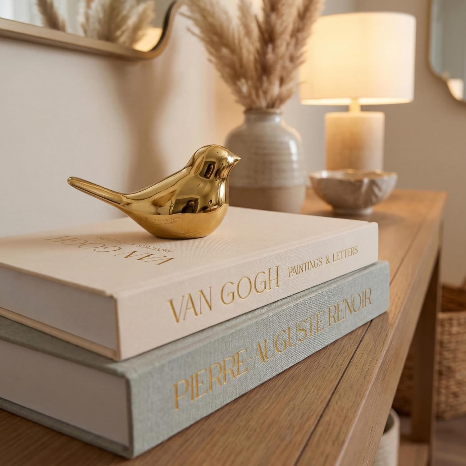 Linen Coffee Table Books / Set of 2