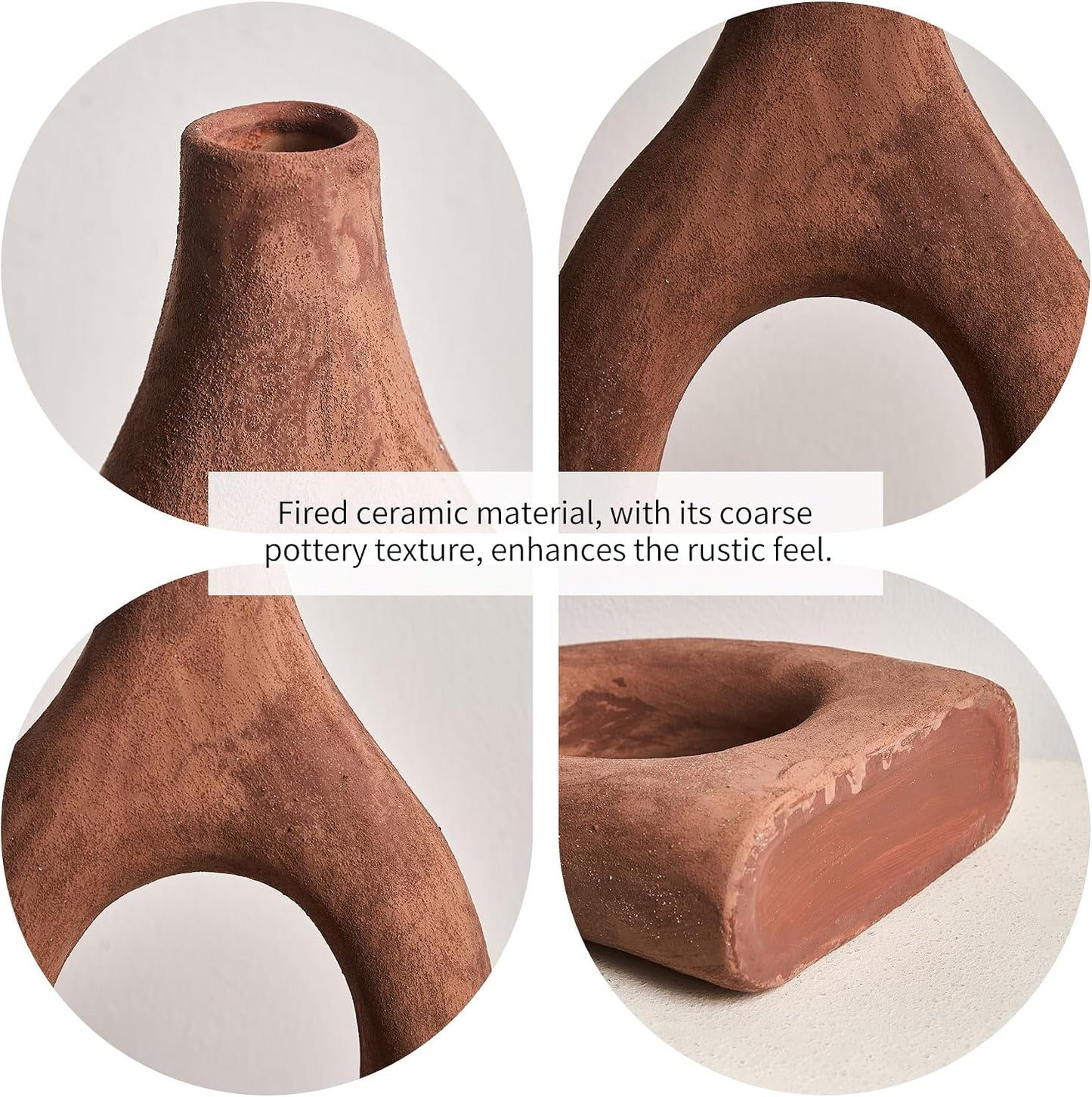 Large Boho Ceramic Floor Vase
