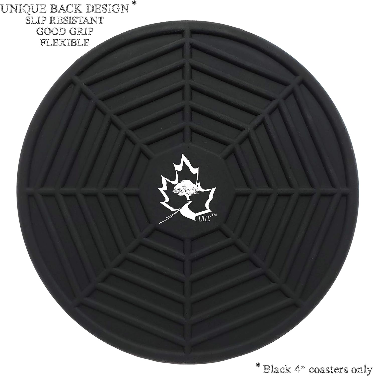 Holder / Dining Table Decor / 4-inch / Black / Set of 9