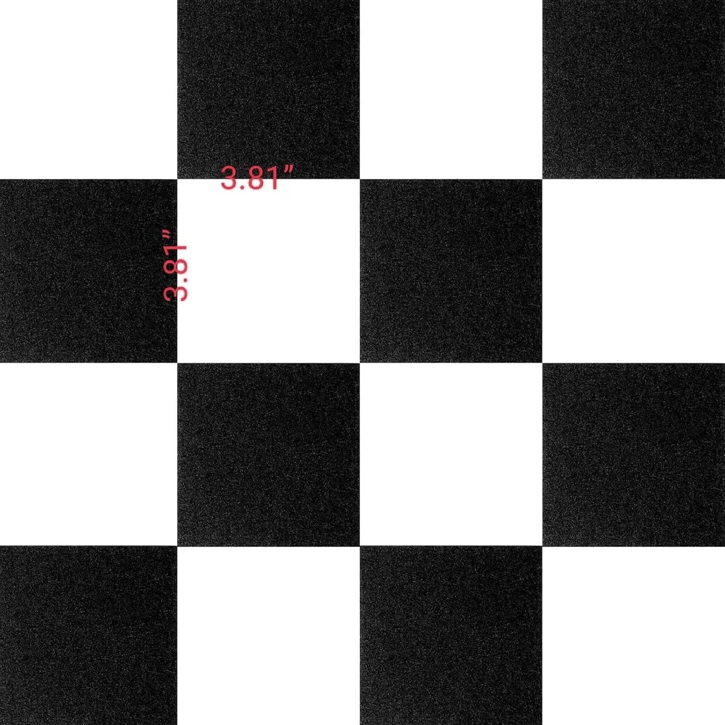 Black and White Checkered Wallpaper Contact Paper for Countertops / 17.7 x 200 / Black/white