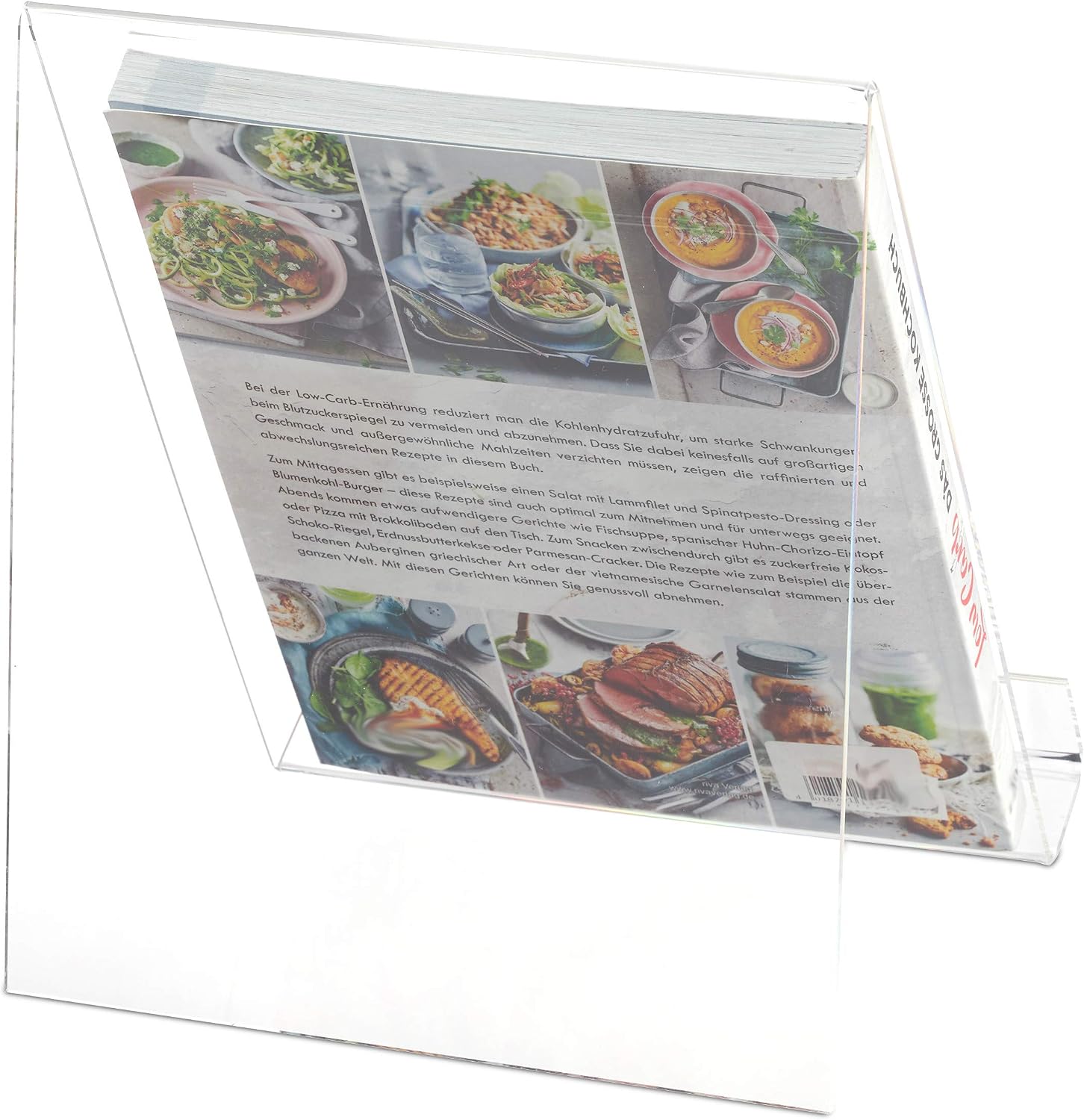 bookends / cookbook holder / Clear / 24 x 21 x 19 / Set of 4