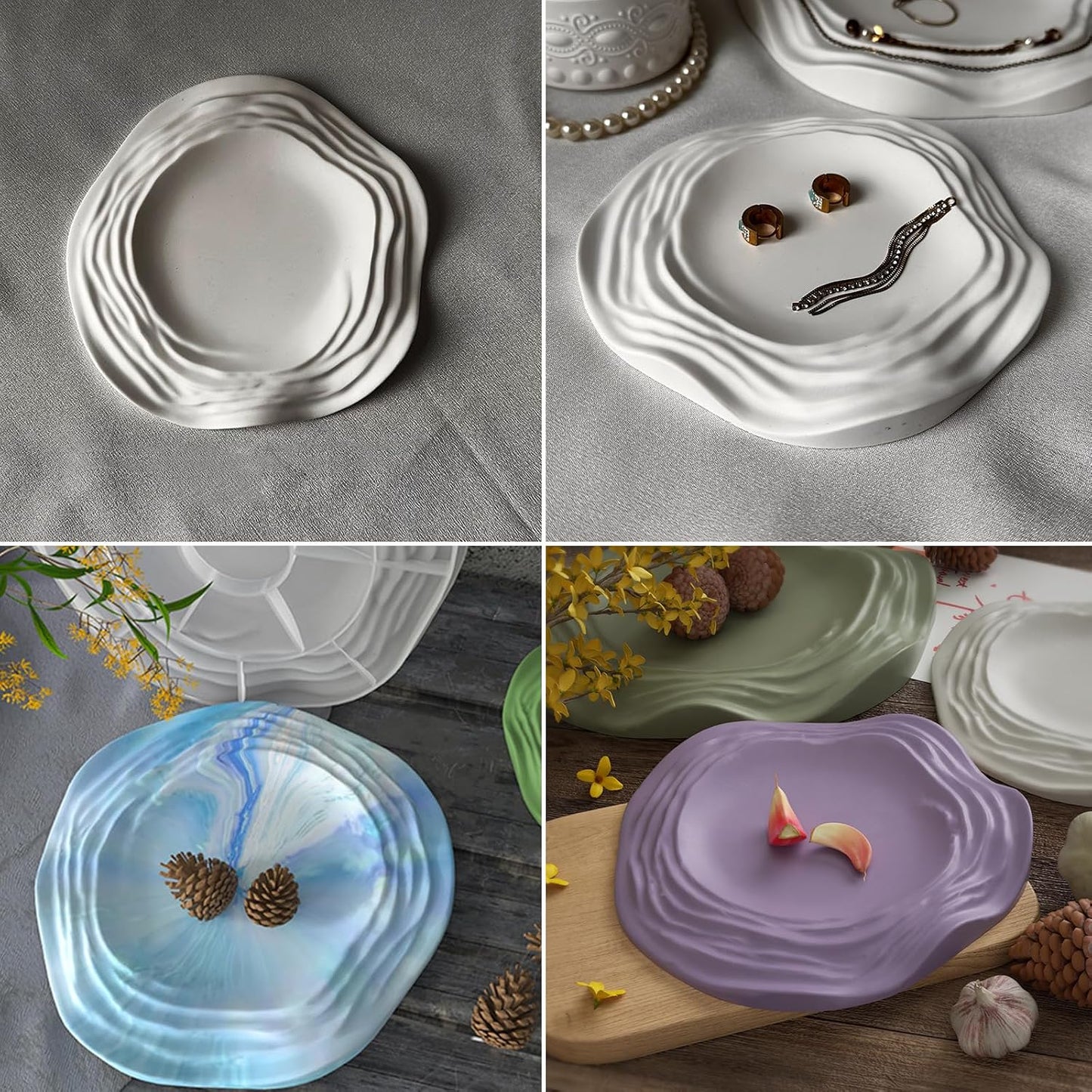 Irregular Tray Silicone Molds / Mountain Tray