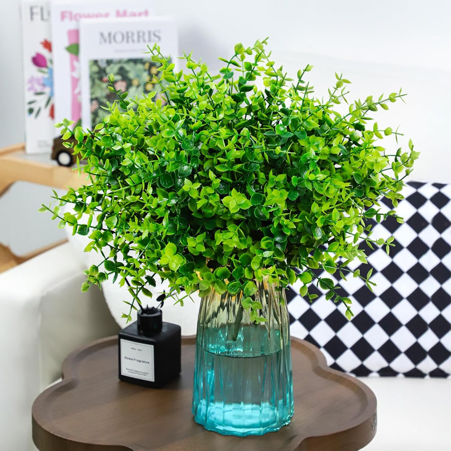24 Bundles Greenery Artificial Plants Outdoors / Set of 24