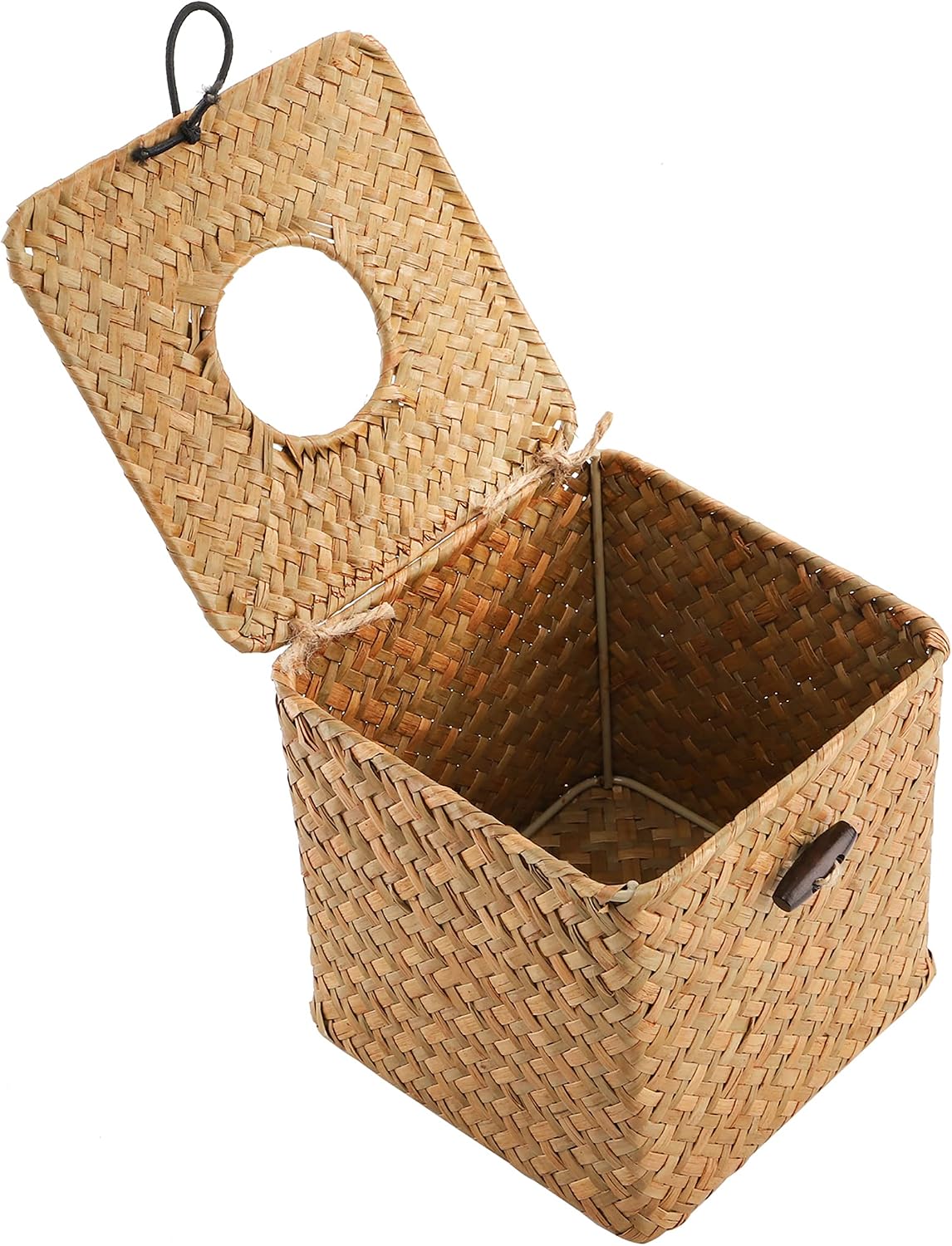 Decorative Woven Paper Holder Napkin Dispense / 5 x 5 x 5 / Set of 2