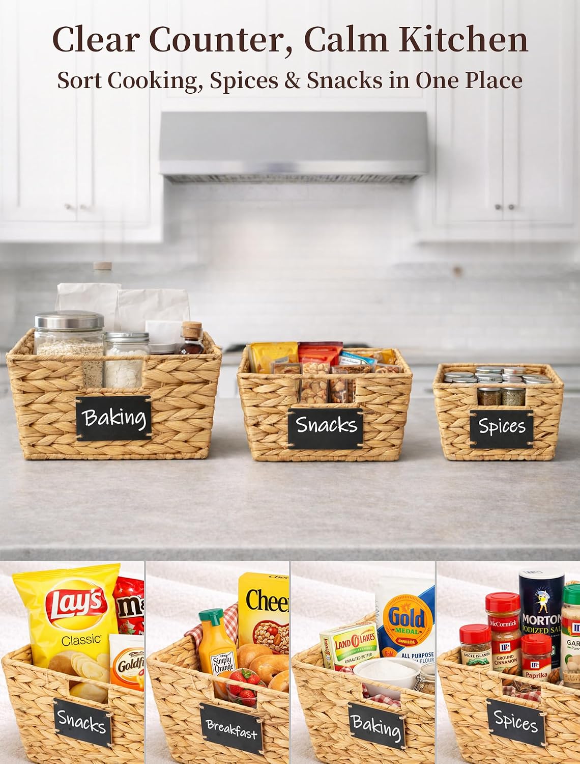 Baskets for Organizing / Natural